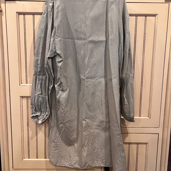 Ewa i Walla Linen High/Low Linen Tunic Lagenlook - Picture 5 of 6